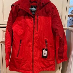 Burton Vibrant Red Hooded Jacket